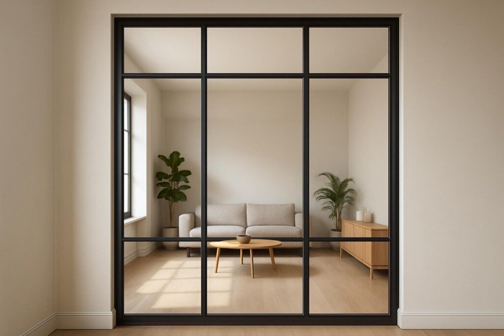 Découvrez notre verrière sur mesure au design unique, parfaite pour sublimer votre intérieur avec élégance et modernité.