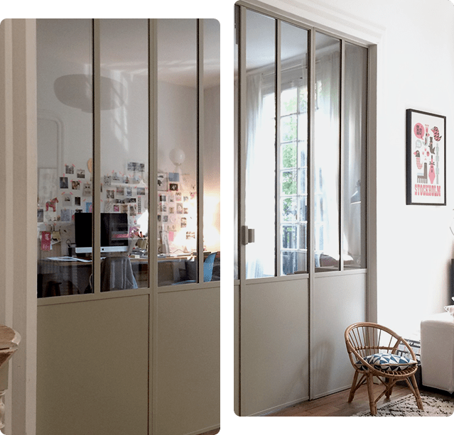 découvrez notre cloison coulissante verrière élégante, alliant design moderne et fonctionnalité pour sublimer vos espaces avec style et luminosité.