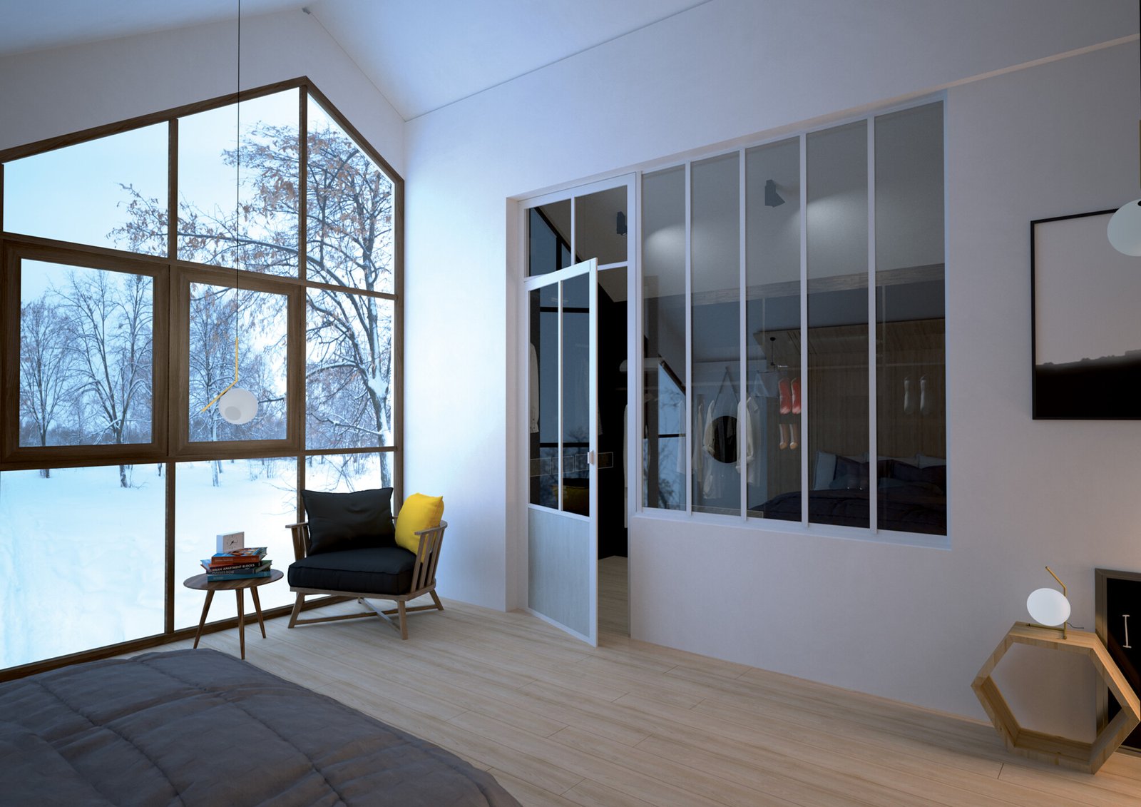 découvrez comment une verrière dans votre salon apporte à la fois lumière naturelle et élégance, transformant votre espace en un lieu chaleureux et moderne.