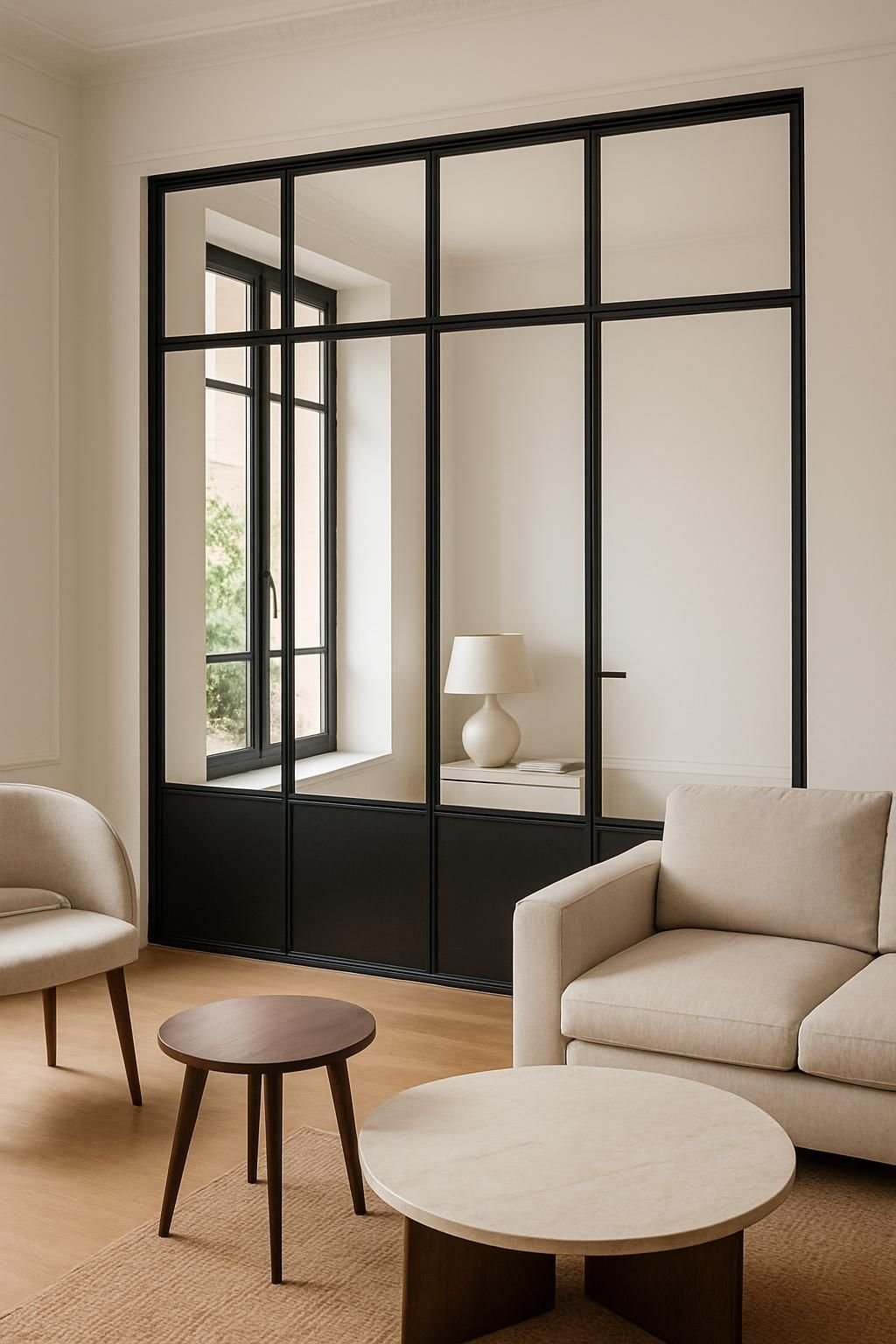 Découvrez notre verrière sur mesure au design unique, parfaitement adaptée pour sublimer et personnaliser votre intérieur avec élégance et modernité.