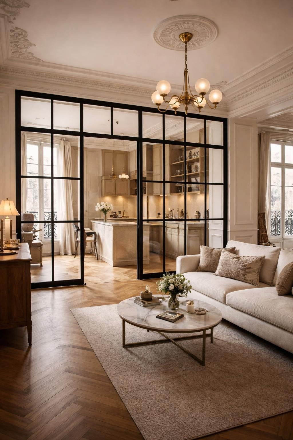 obtenez un devis personnalisé pour une verrière en acier sur mesure à paris 7 avec mds déco, votre expert artisan pour une installation élégante et durable.