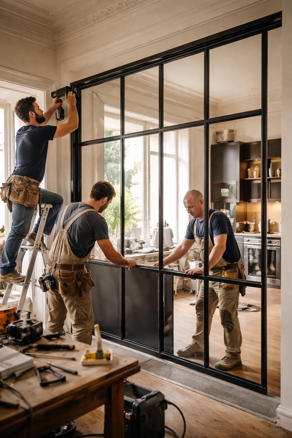 obtenez un devis personnalisé pour votre verrière en acier à paris 7 avec mds déco, l'expertise artisanale sur mesure pour un intérieur unique et élégant.