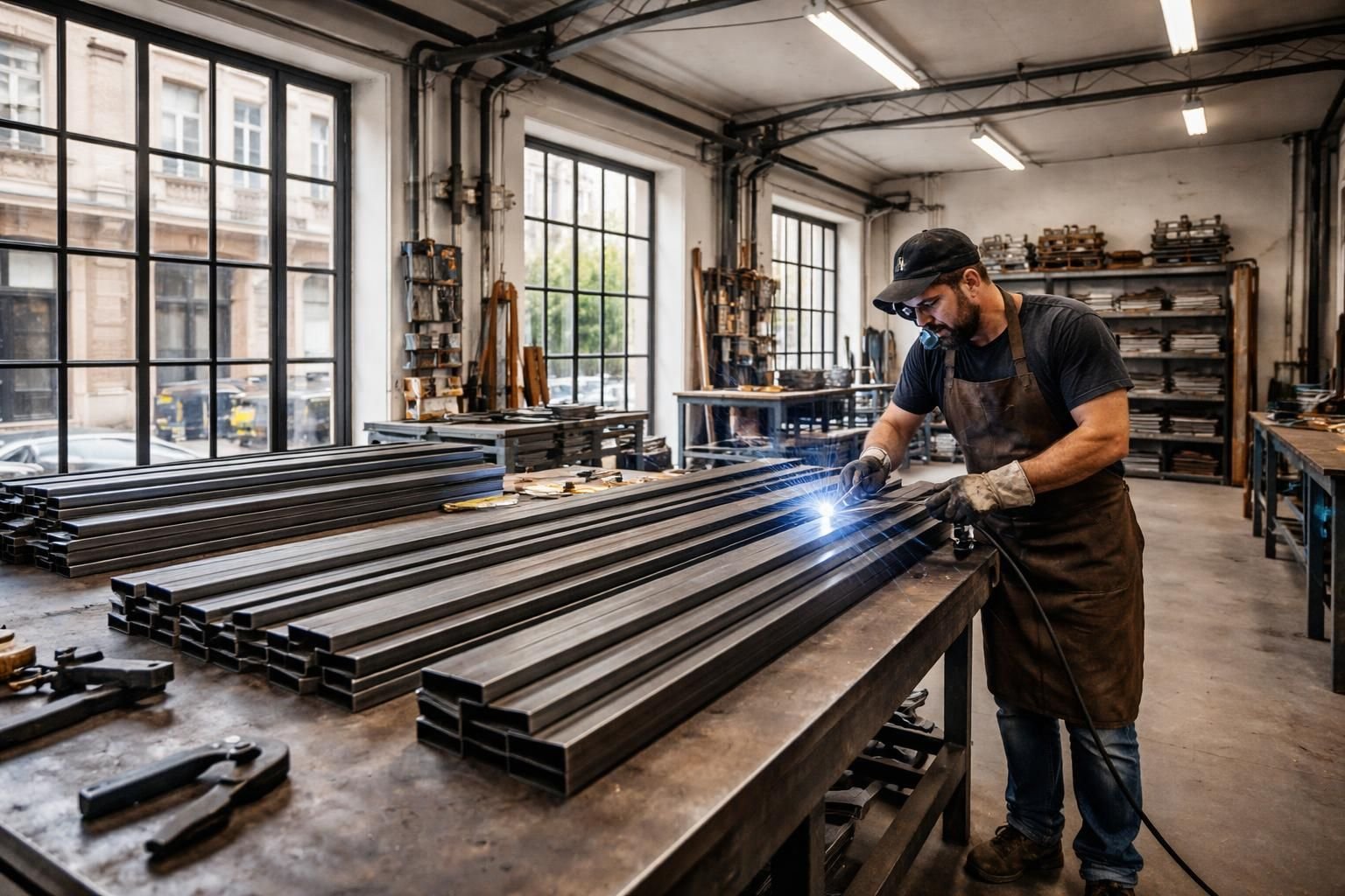 découvrez la porte verrière coulissante en acier à paris, alliant élégance artisanale et sur mesure, signée mds déco pour sublimer votre intérieur.