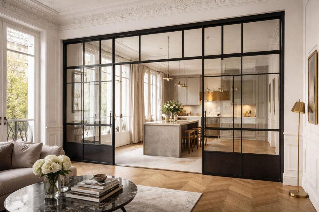 découvrez l'excellence de l'artisanat haut de gamme avec mds déco, spécialiste des verrières acier sur mesure à marnes-la-coquette, alliant élégance et qualité.