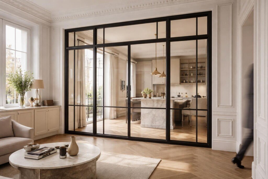 découvrez l'élégance artisanale des verrières en acier sur mesure à vaucresson, signées mds déco, pour sublimer vos espaces avec style et qualité.