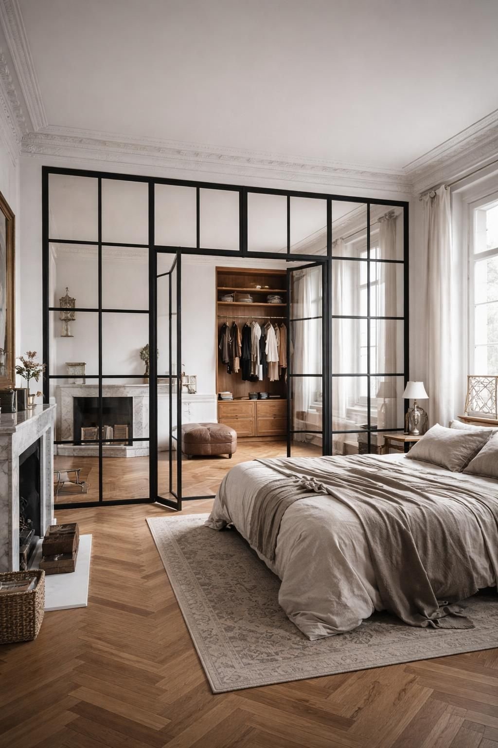 découvrez l'élégance sur mesure avec les verrières chambre en acier à paris, conçues par mds déco pour sublimer votre intérieur avec style et modernité.